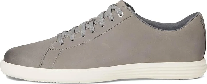 Cole Haan Grand Crosscourt II Men's Shoes Sea Stone Nubuck/Ivory : 8.5 W - Wide, Leather - Image 6