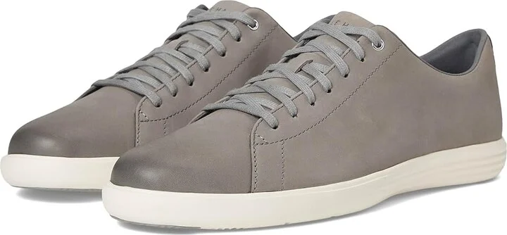 Cole Haan Grand Crosscourt II Men's Shoes Sea Stone Nubuck/Ivory : 8.5 W - Wide, Leather