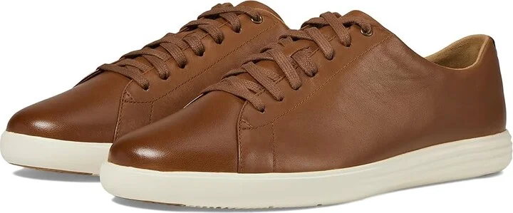Cole Haan Grand Crosscourt II Men's Shoes Tan Leather Burnish : 10 D - Medium
