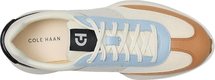 Cole Haan Grand Crosscourt Medow Runner Women's Shoes Ivory/Leather/Sky : 8 B - Medium, Leather/Suede/Synthetic - Image 2