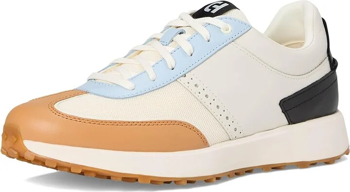 Cole Haan Grand Crosscourt Medow Runner Women's Shoes Ivory/Leather/Sky : 8 B - Medium, Leather/Suede/Synthetic - Image 5