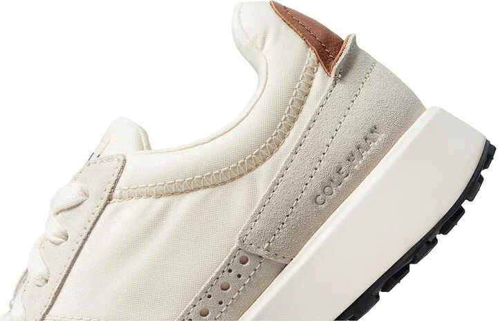 Cole Haan Grand Crosscourt Midtown Runner Men's Lace-up Boots Ivory/Optic White/Gum : 7 W - Wide, Leather/Suede - Image 4
