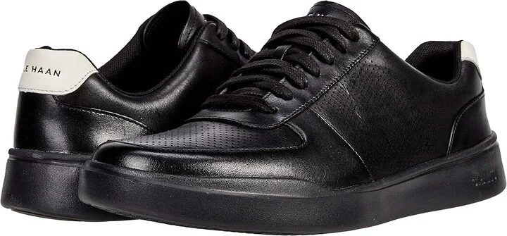 Cole Haan Grand Crosscourt Modern Perf Sn Men's Lace-up Boots Black/White : 10 D - Medium, Leather/Nubuck