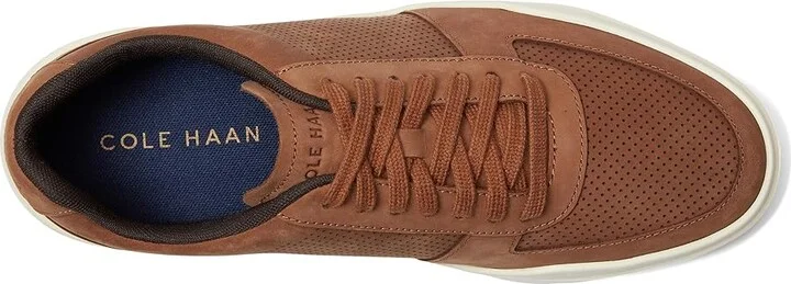 Cole Haan Grand Crosscourt Modern Perf Sn Men's Lace-up Boots British Tan : 10 D - Medium, Leather/Nubuck - Image 2