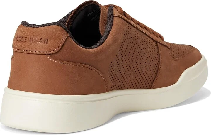 Cole Haan Grand Crosscourt Modern Perf Sn Men's Lace-up Boots British Tan : 10 D - Medium, Leather/Nubuck - Image 4