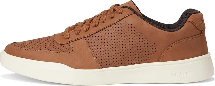 Cole Haan Grand Crosscourt Modern Perf Sn Men's Lace-up Boots British Tan : 10 D - Medium, Leather/Nubuck - Image 6