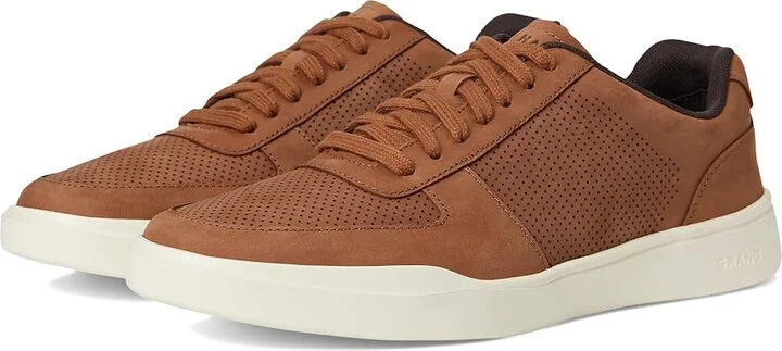 Cole Haan Grand Crosscourt Modern Perf Sn Men's Lace-up Boots British Tan : 10 D - Medium, Leather/Nubuck
