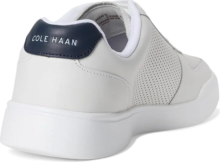 Cole Haan Grand Crosscourt Modern Perf Sn Men's Lace-up Boots Optic White/Peacoat : 10 D - Medium, Leather/Nubuck - Image 4
