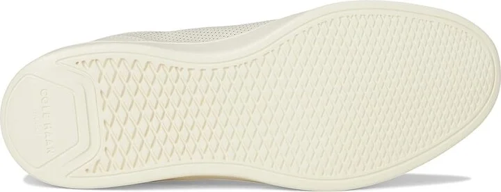 Cole Haan Grand Crosscourt Modern Perforated Lace To Toe Sneakers Men's Shoes Ivory/Black : 11 D - Medium, Leather/Suede - Image 3