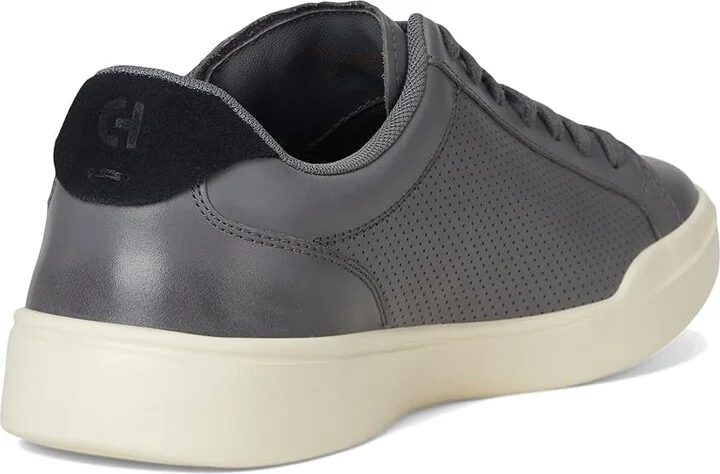 Cole Haan Grand Crosscourt Modern Perforated Lace To Toe Sneakers Men's Shoes Quiet Shade : 9 D - Medium, Leather/Suede - Image 4