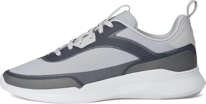 Cole Haan Grand Crosscourt Modern Runner Men's Lace-up Boots Microchip/Quiet Shade/Optic White : 12 D - Medium, Leather/Suede - Image 6