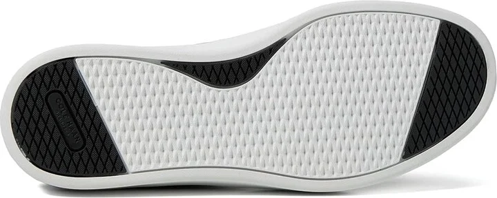 Cole Haan Grand Crosscourt Modern Turf Sneaker Men's Lace-up Boots Black/Gray Pinstripe/Optic White : 7 D - Medium, Leather - Image 3