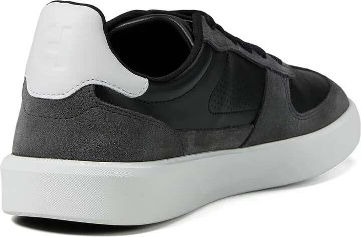 Cole Haan Grand Crosscourt Modern Turf Sneaker Men's Lace-up Boots Black/Gray Pinstripe/Optic White : 7 D - Medium, Leather - Image 4