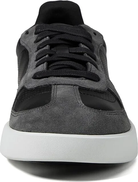 Cole Haan Grand Crosscourt Modern Turf Sneaker Men's Lace-up Boots Black/Gray Pinstripe/Optic White : 7 D - Medium, Leather - Image 5