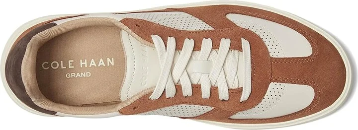 Cole Haan Grand Crosscourt Modern Turf Sneaker Men's Lace-up Boots British Tan/Ivory : 12 D - Medium, Leather - Image 2