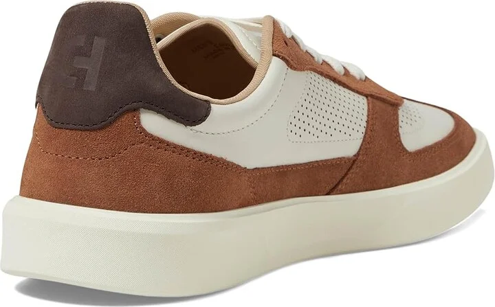 Cole Haan Grand Crosscourt Modern Turf Sneaker Men's Lace-up Boots British Tan/Ivory : 12 D - Medium, Leather - Image 4