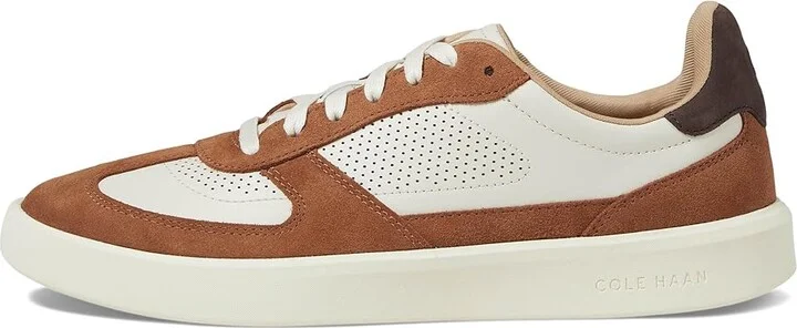Cole Haan Grand Crosscourt Modern Turf Sneaker Men's Lace-up Boots British Tan/Ivory : 12 D - Medium, Leather - Image 6