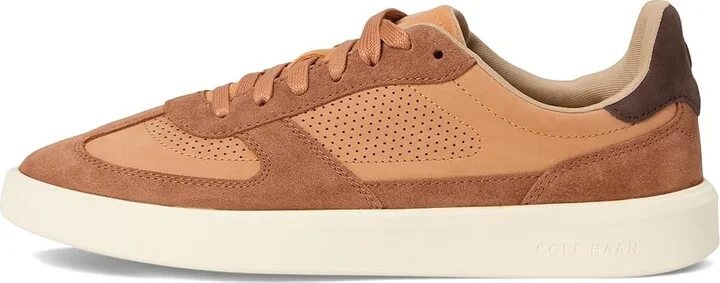 Cole Haan Grand Crosscourt Modern Turf Sneaker Men's Lace-up Boots British Tan/Natural Tan/Ivory : 7.5 D - Medium, Leather - Image 6