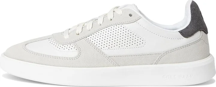 Cole Haan Grand Crosscourt Modern Turf Sneaker Men's Lace-up Boots Microchip/Gray Pinstripe/Optic White : 7.5 D - Medium, Leather - Image 6