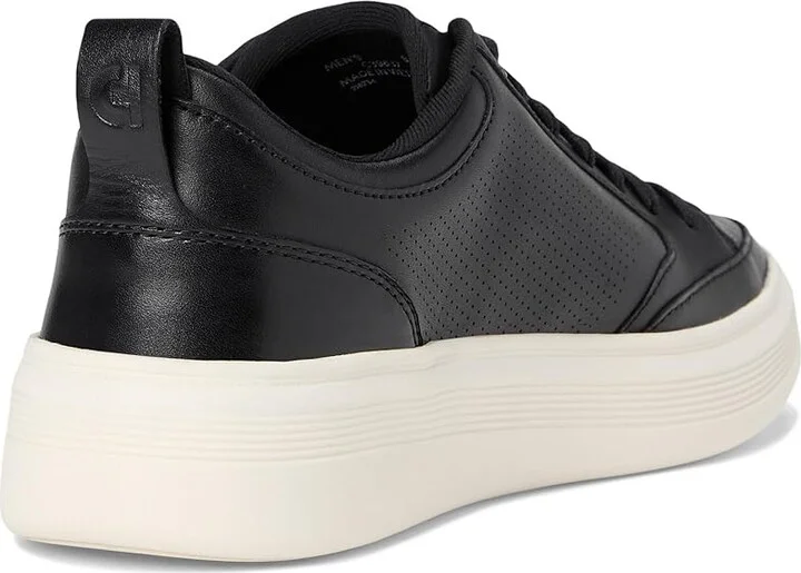 Cole Haan Grand Crosscourt Premier 2 Sneakers Men's Shoes Black/British Tan/Optic White : 10 D - Medium, Leather/Rubber - Image 4
