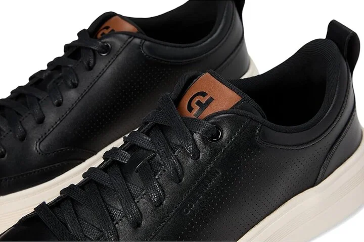 Cole Haan Grand Crosscourt Premier 2 Sneakers Men's Shoes Black/British Tan/Optic White : 10 D - Medium, Leather/Rubber - Image 7