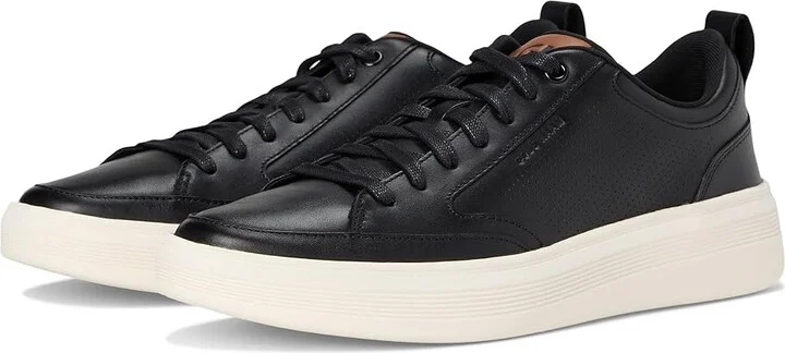 Cole Haan Grand Crosscourt Premier 2 Sneakers Men's Shoes Black/British Tan/Optic White : 10 D - Medium, Leather/Rubber