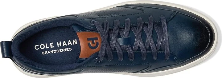 Cole Haan Grand Crosscourt Premier 2 Sneakers Men's Shoes Navy Blazer/ British Tan/ Ivory : 13 D - Medium, Leather/Rubber - Image 2