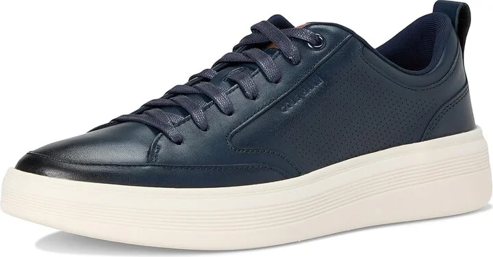Cole Haan Grand Crosscourt Premier 2 Sneakers Men's Shoes Navy Blazer/ British Tan/ Ivory : 13 D - Medium, Leather/Rubber - Image 5
