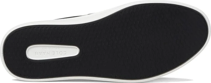 Cole Haan Grand Crosscourt Premier Men's Lace-up Boots Black/White : 7 W - Wide, Leather - Image 3