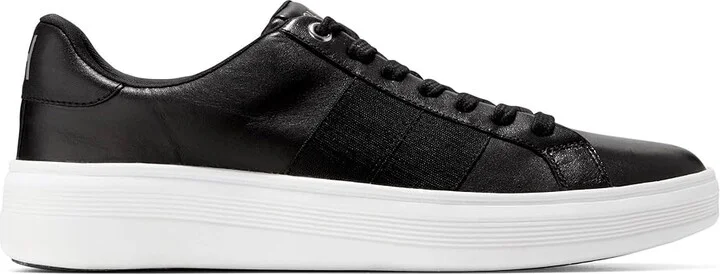 Cole Haan Grand Crosscourt Premier Men's Lace-up Boots Black/White : 7 W - Wide, Leather - Image 7