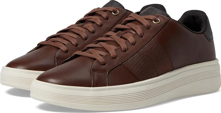 Cole Haan Grand Crosscourt Premier Men's Lace-up Boots Dark Coffee/Dark Roast/Birch : 11.5 W - Wide, Leather