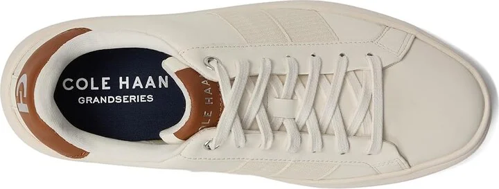 Cole Haan Grand Crosscourt Premier Men's Lace-up Boots Ivory/White/British Tan : 7 W - Wide, Leather - Image 2