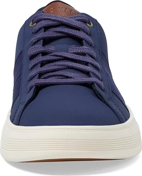 Cole Haan Grand Crosscourt Premier Men's Lace-up Boots Marine Blue/Woodbury/Ivory : 8 W - Wide, Leather - Image 5