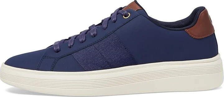 Cole Haan Grand Crosscourt Premier Men's Lace-up Boots Marine Blue/Woodbury/Ivory : 8 W - Wide, Leather - Image 6