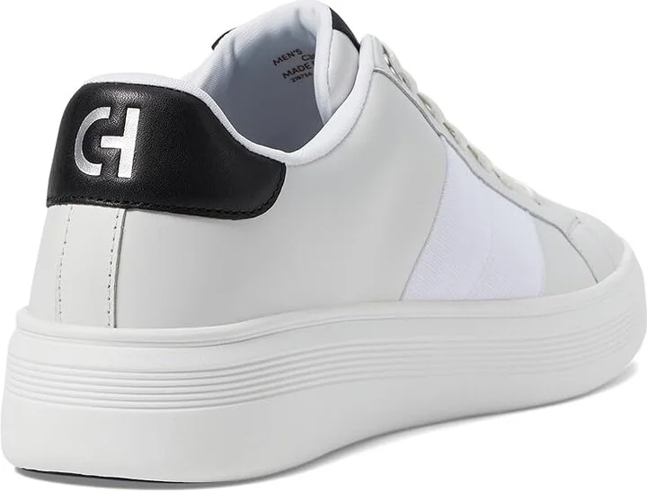 Cole Haan Grand Crosscourt Premier Men's Lace-up Boots White/Black/White : 8 W - Wide, Leather - Image 4
