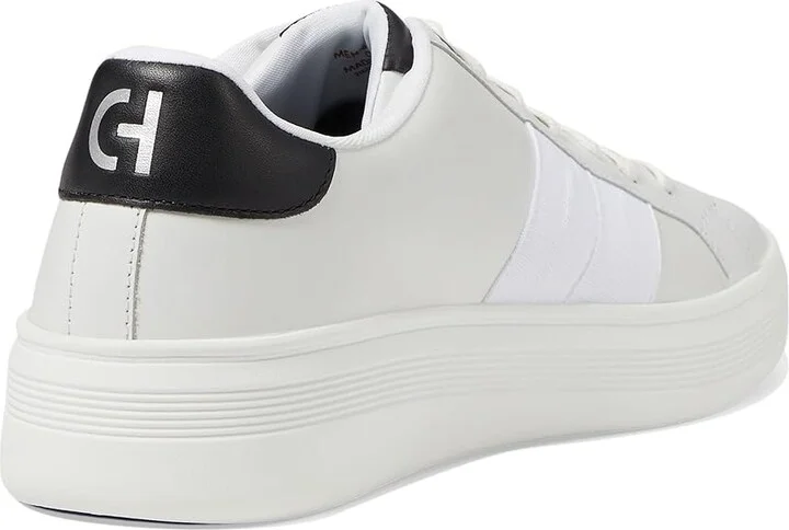 Cole Haan Grand Crosscourt Premier Men's Lace-up Boots White/Black/White : 8 W - Wide, Leather - Image 9