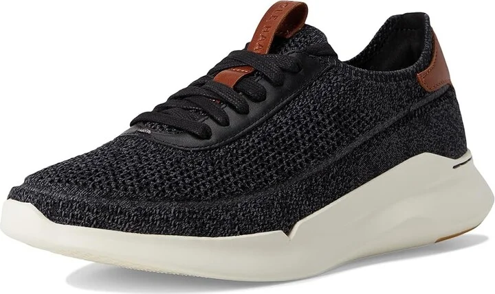 Cole Haan Grand Crosscourt Stitchlite Runox Sneakers Men's Shoes Black/British Tan/Ivory : 12 D - Medium, Leather - Image 5