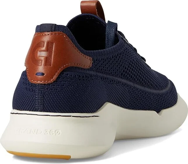 Cole Haan Grand Crosscourt Stitchlite Runox Sneakers Men's Shoes Navy Blazer/Marine Blue/British Tan : 9 D - Medium, Leather - Image 4