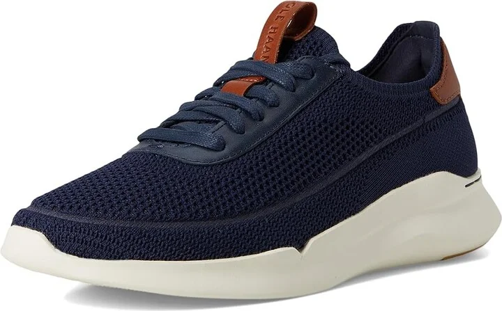 Cole Haan Grand Crosscourt Stitchlite Runox Sneakers Men's Shoes Navy Blazer/Marine Blue/British Tan : 9 D - Medium, Leather - Image 5
