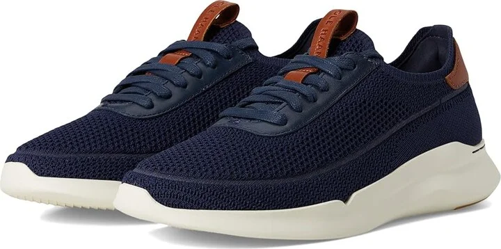 Cole Haan Grand Crosscourt Stitchlite Runox Sneakers Men's Shoes Navy Blazer/Marine Blue/British Tan : 9 D - Medium, Leather