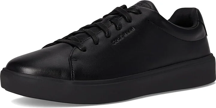 Cole Haan Grand Crosscourt Traveler Sneaker Men's Shoes Black/Black : 7.5 W - Wide, Leather - Image 5
