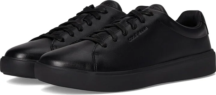 Cole Haan Grand Crosscourt Traveler Sneaker Men's Shoes Black/Black : 7.5 W - Wide, Leather