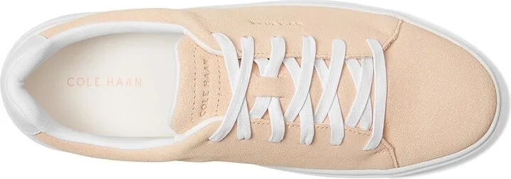 Cole Haan Grand Crosscourt Traveler Sneakers Women's Shoes Beach Sand Suede : 7 B - Medium, Leather - Image 2