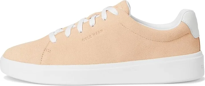 Cole Haan Grand Crosscourt Traveler Sneakers Women's Shoes Beach Sand Suede : 7 B - Medium, Leather - Image 6