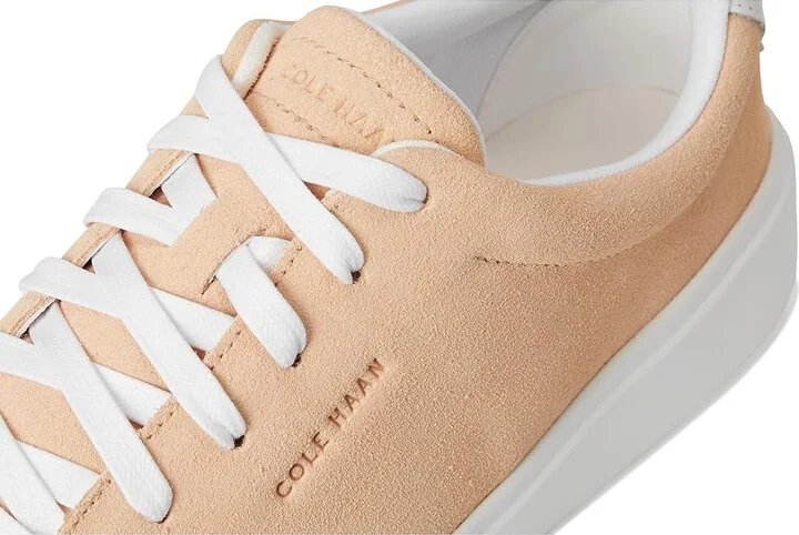 Cole Haan Grand Crosscourt Traveler Sneakers Women's Shoes Beach Sand Suede : 7 B - Medium, Leather - Image 7