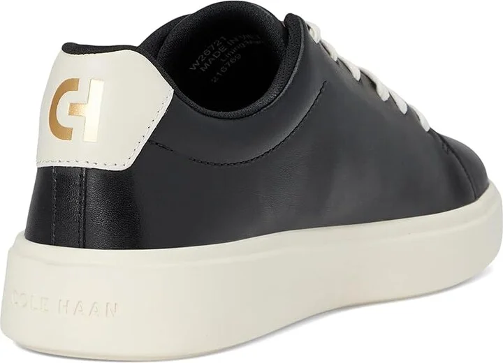 Cole Haan Grand Crosscourt Traveler Sneakers Women's Shoes Black/Optic White : 9.5 B - Medium, Leather - Image 4