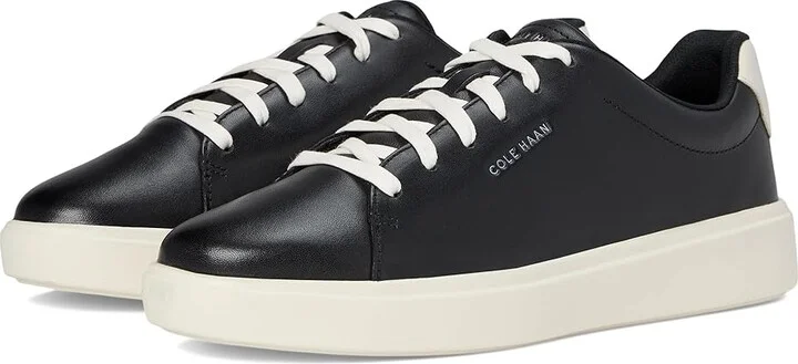 Cole Haan Grand Crosscourt Traveler Sneakers Women's Shoes Black/Optic White : 9.5 B - Medium, Leather