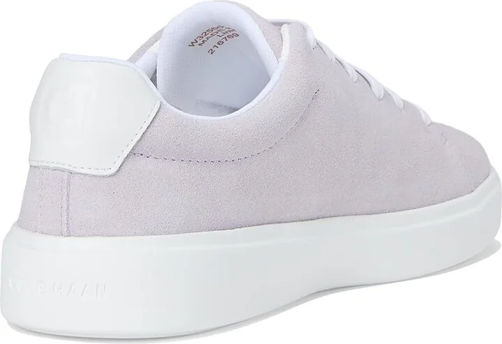 Cole Haan Grand Crosscourt Traveler Sneakers Women's Shoes Thistle Suede/White : 8.5 B - Medium, Leather - Image 4