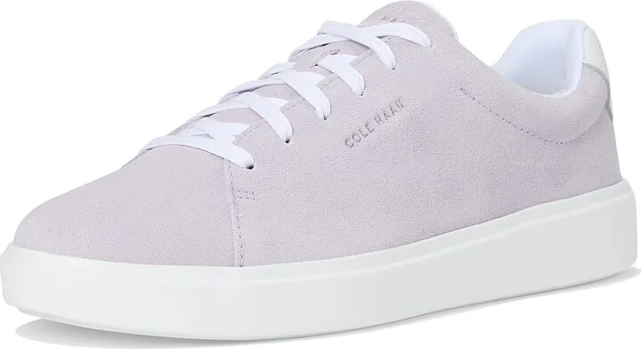 Cole Haan Grand Crosscourt Traveler Sneakers Women's Shoes Thistle Suede/White : 8.5 B - Medium, Leather - Image 5
