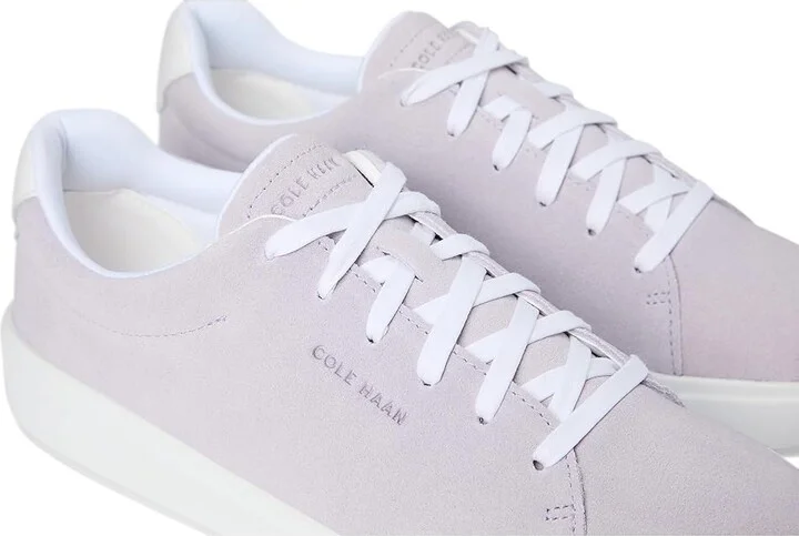Cole Haan Grand Crosscourt Traveler Sneakers Women's Shoes Thistle Suede/White : 8.5 B - Medium, Leather - Image 7